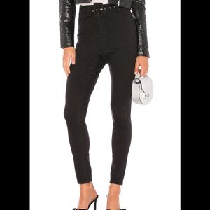 Revolve Black Belted Jeans